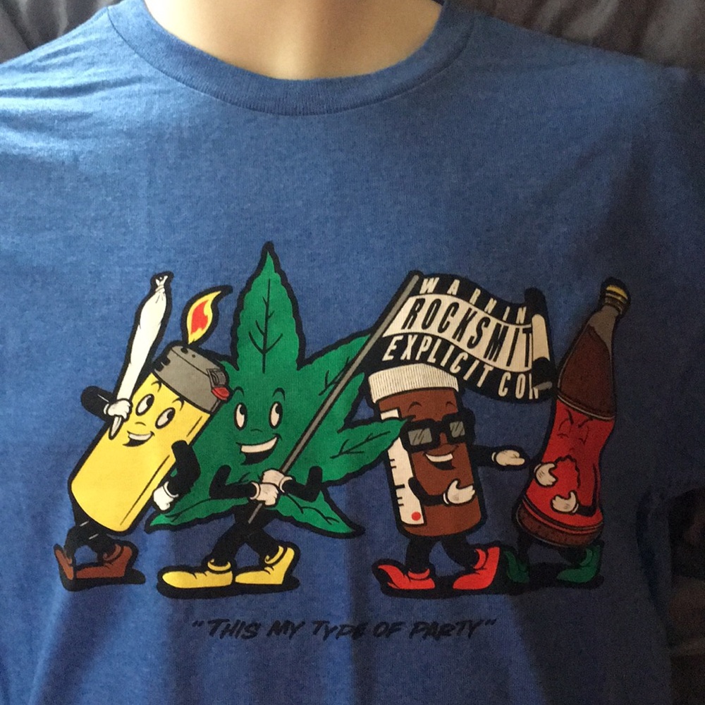 Rock Smith - (M) Blue "This my type of Party"